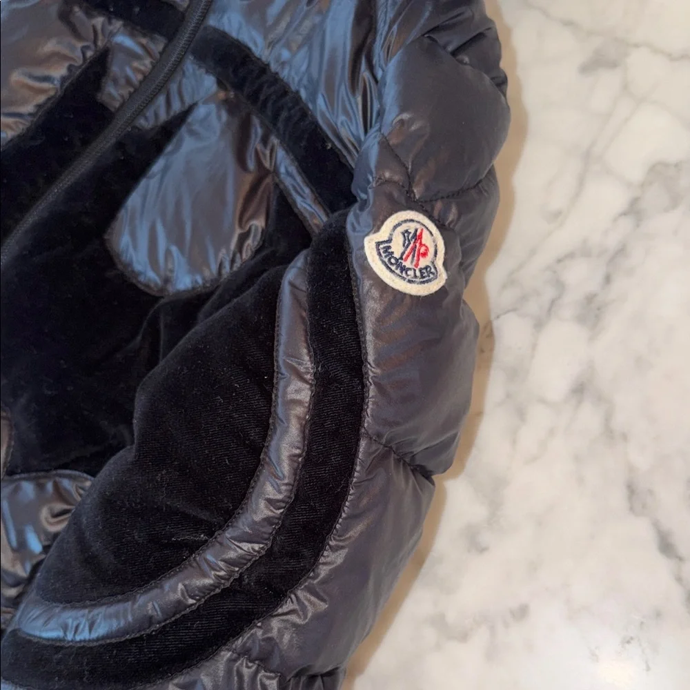 Limited Edition Moncler x Batman Kids Black Puffer Jacket